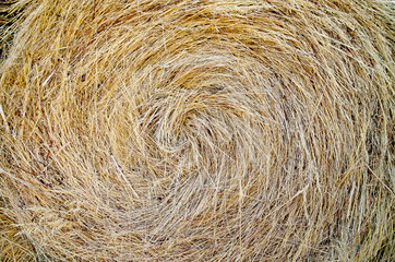 Background from a haystack in a spiral