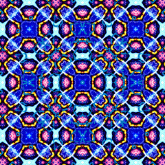 Geometric and abstract background texture design, futuristic background pattern, colorful kaleidoscope background and islamic ottoman art