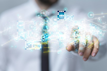 Touch screen technology. Future modern touch screen technology