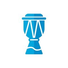 djembe flat vector icon