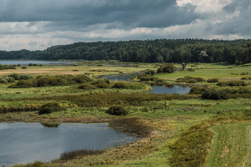 Old windmill in Mikhailovskoe, a family estate of the famous Russian poet Alexander Pushkin.