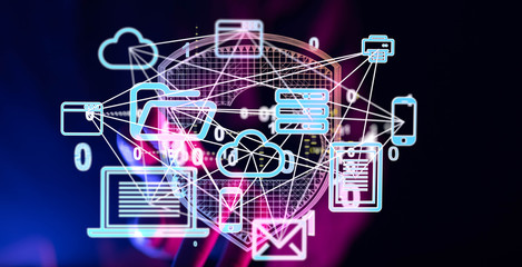 Visualization Projection of Data Transmission Through High Speed Internet