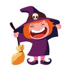 kids in halloween costumes image