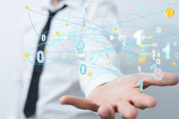conceptual image with social connection