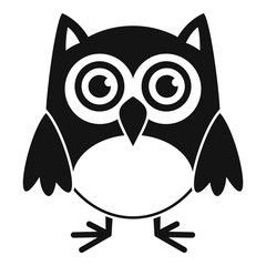 Nature owl icon. Simple illustration of nature owl vector icon for web design isolated on white background