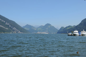 Switzerland: A cruise on Lake Lucerne is one of the most popular trips for foreign tourists