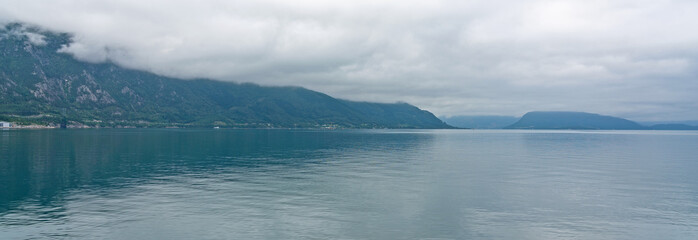 Norwegian fjords sea landscape, Norway