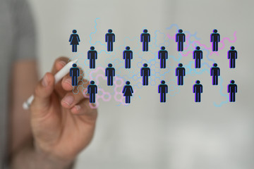 human social network and leadership as concept