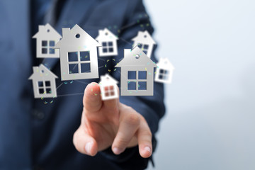 Smart home: Smarthome house automation icon