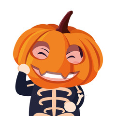 kids in halloween costumes image