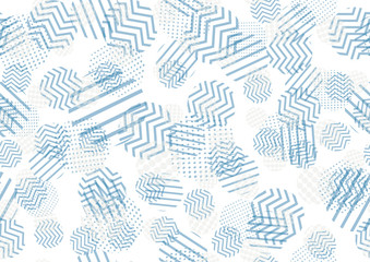 seamless pattern with circles and lines