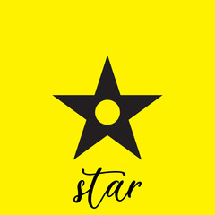 Star icon vector. Classic rank isolated. Trendy flat favorite design. Star web site pictogram, mobile app. Logo illustration. Eps10