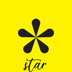 Star icon vector. Classic rank isolated. Trendy flat favorite design. Star web site pictogram, mobile app. Logo illustration. Eps10