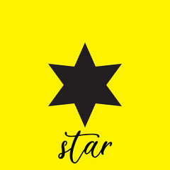 Star icon vector. Classic rank isolated. Trendy flat favorite design. Star web site pictogram, mobile app. Logo illustration. Eps10