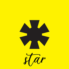 Star icon vector. Classic rank isolated. Trendy flat favorite design. Star web site pictogram, mobile app. Logo illustration. Eps10