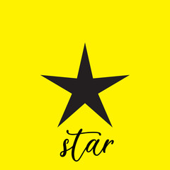 Obraz premium Star icon vector. Classic rank isolated. Trendy flat favorite design. Star web site pictogram, mobile app. Logo illustration. Eps10