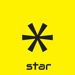 Star icon vector. Classic rank isolated. Trendy flat favorite design. Star web site pictogram, mobile app. Logo illustration. Eps10