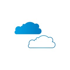 cloud technology logo vector