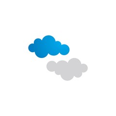 Fototapeta na wymiar cloud technology logo vector