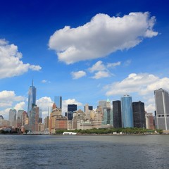 NYC skyline. American landmark.