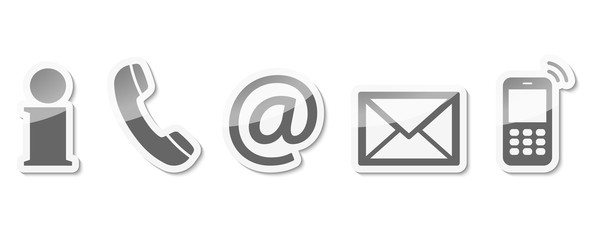 contact us icon set