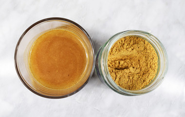 Powder from rose hip as a shot