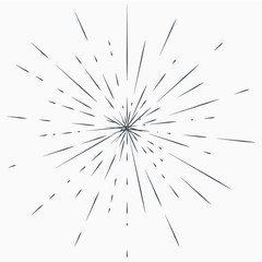 Obraz premium Sun burst, star burst sunshine. Radiating from the center of thin beams, lines. Design element for logo, signs