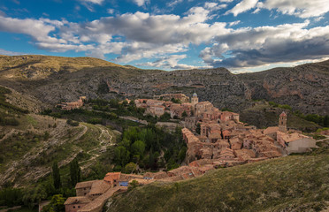 Fototapeta na wymiar historische Stadt Albarracin in Teruel, Spanien