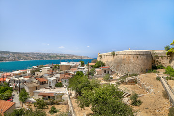 Fototapeta na wymiar The old Venetian fortress of Fortezza. Greece. Crete. Rethymno 