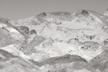 Obraz premium Death Valley. Black and white vintage style.