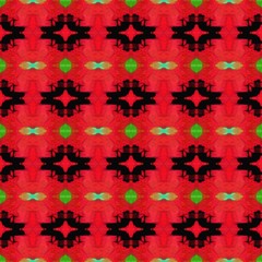 colorful seamless pattern with very dark green, crimson and black colors. repeating background illustration can be used for wallpaper, creative backgrounds or textile fashion design