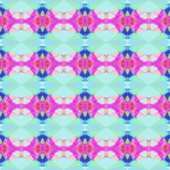 colorful seamless pattern with light blue, neon fuchsia and powder blue colors. repeating background illustration can be used for fashion textile design, web page background or surface textures