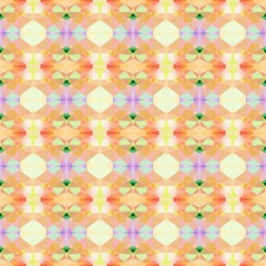 seamless geometric pattern with burly wood, antique white and sea green colors. repeating background illustration can be used for wallpaper, wrapping paper or textile fashion design