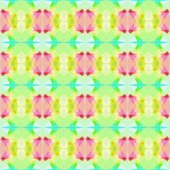 Fototapeta na wymiar bright seamless pattern with pale golden rod, yellow green and pale violet red colors. repeating background illustration can be used for wallpaper, wrapping paper or textile fashion design