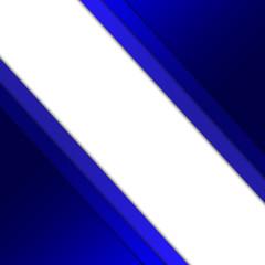Blue angle overlap  background on white space for text and message artwork