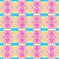 seamless vintage pattern with baby pink, light pink and medium turquoise colors. repeating background illustration can be used for fashion textile design, web page background or surface textures