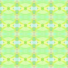 seamless retro pattern with tea green, green yellow and pale turquoise colors. repeating background illustration can be used for fashion textile design, web page background or surface textures