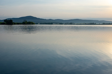 Mist Over Lake