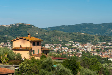 Fototapeta na wymiar Rural landscape from Buggiano Castello, Tuscany