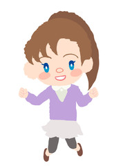 Obraz premium ジャンプする子供