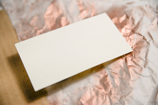 Mockup business card, empty