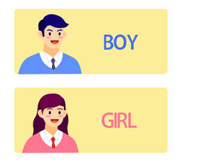 Men and women, gender, avatar, social, dating, making friends, chatting, communication, dialogue, customer service, illustration, online love, courtship, matching, general matching, certification, reg