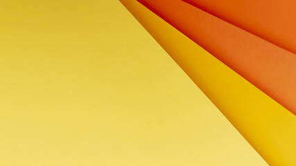 Flat lay orange shades pattern