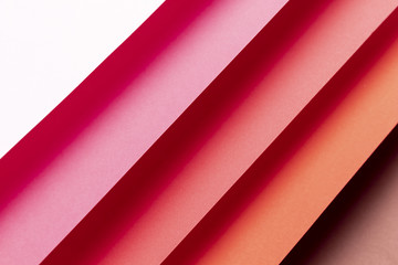 Obraz premium Top view pattern made with shades of red