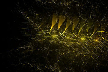 abstract fractal fantasy design background