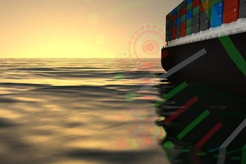 Future autonomous shipping freight navigated by software and quantum computing systems