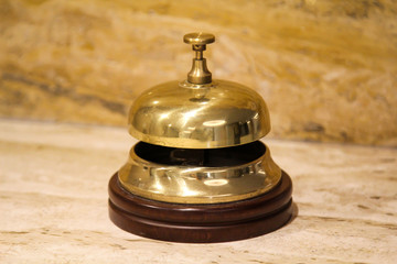 Hotel, Desktop Klingel am Check In Schalter