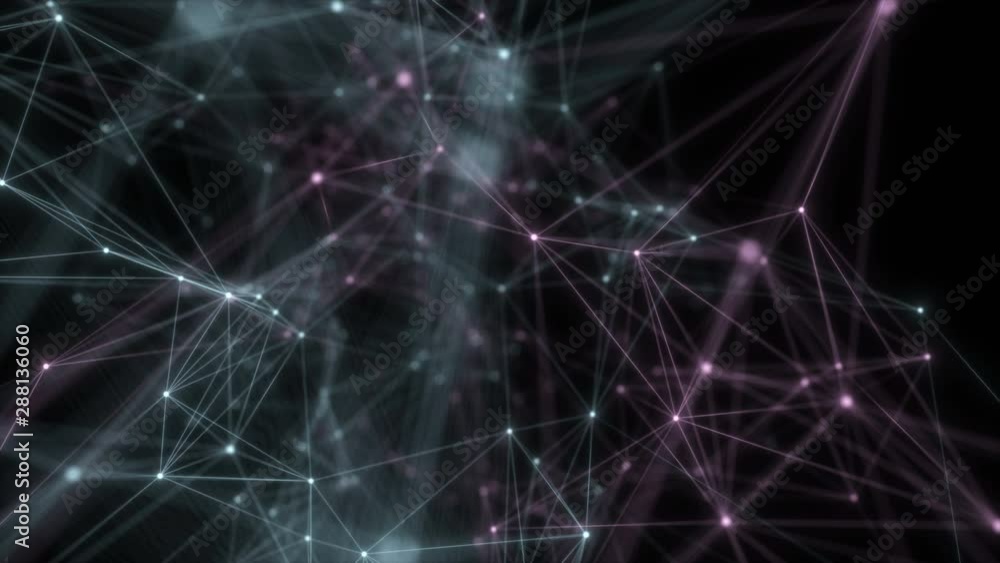 Poster star constellation. beautiful abstract geometric background with lines and dots, plexus.