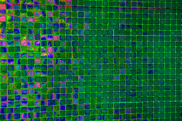 colorful mosaic wall