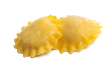italian ravioli isolated